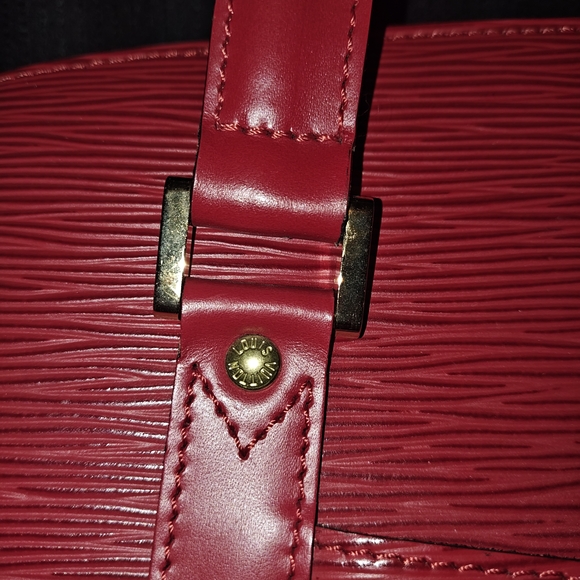 Louis Vuitton Red Epi Solferino 45 - Picture 3 of 12